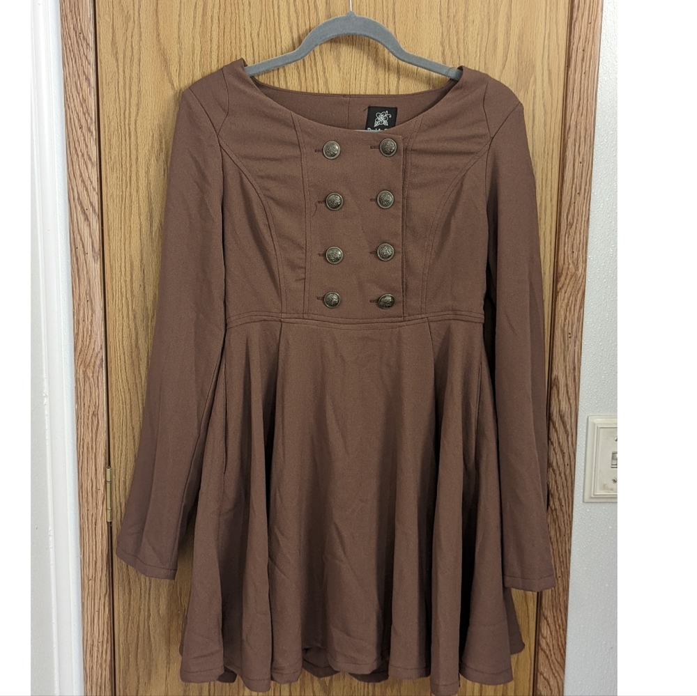 Double Zero Vintage Dress with Buttons